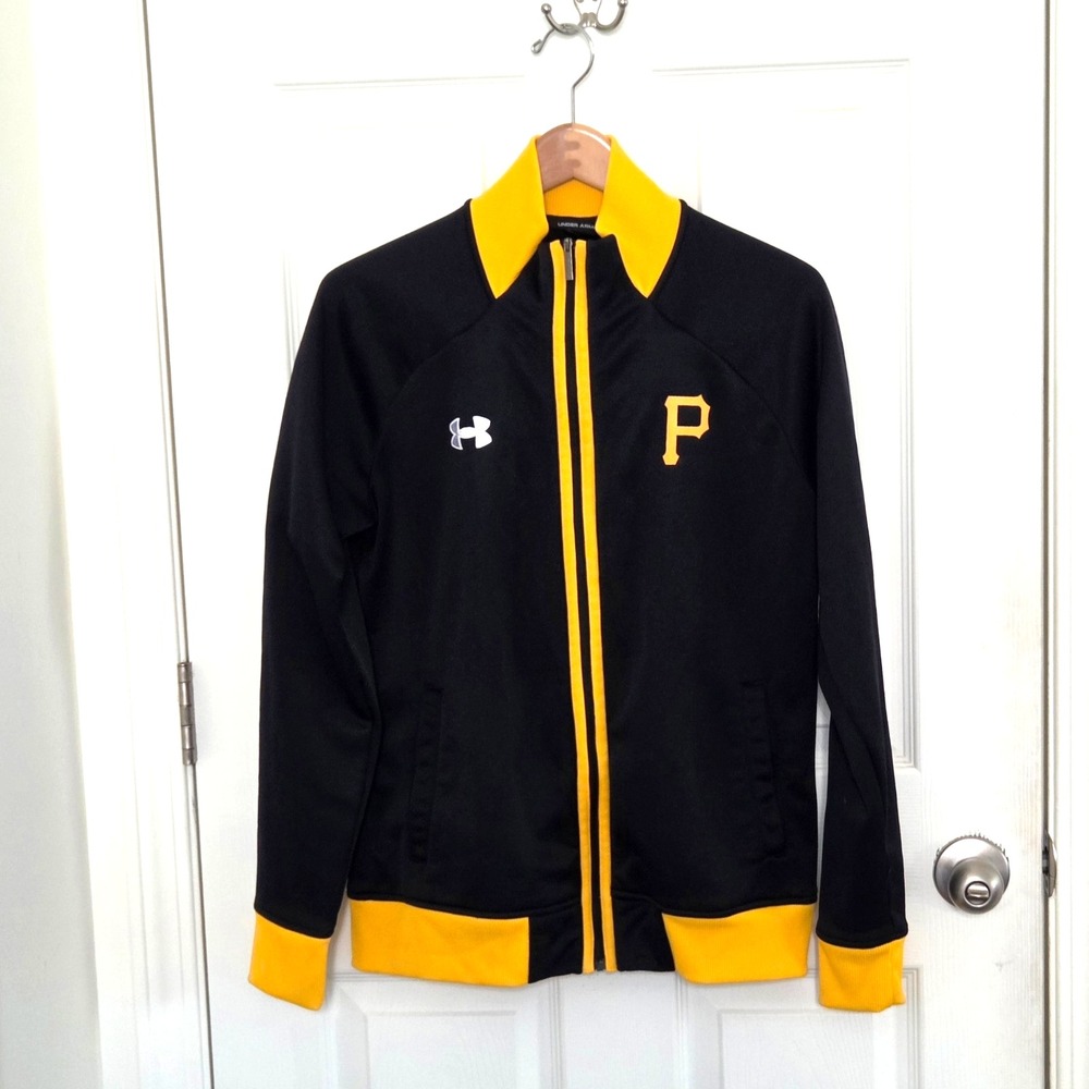 Under Armour MD Pirates MLB Semi Fitted Training Jacket Jersey Size LG